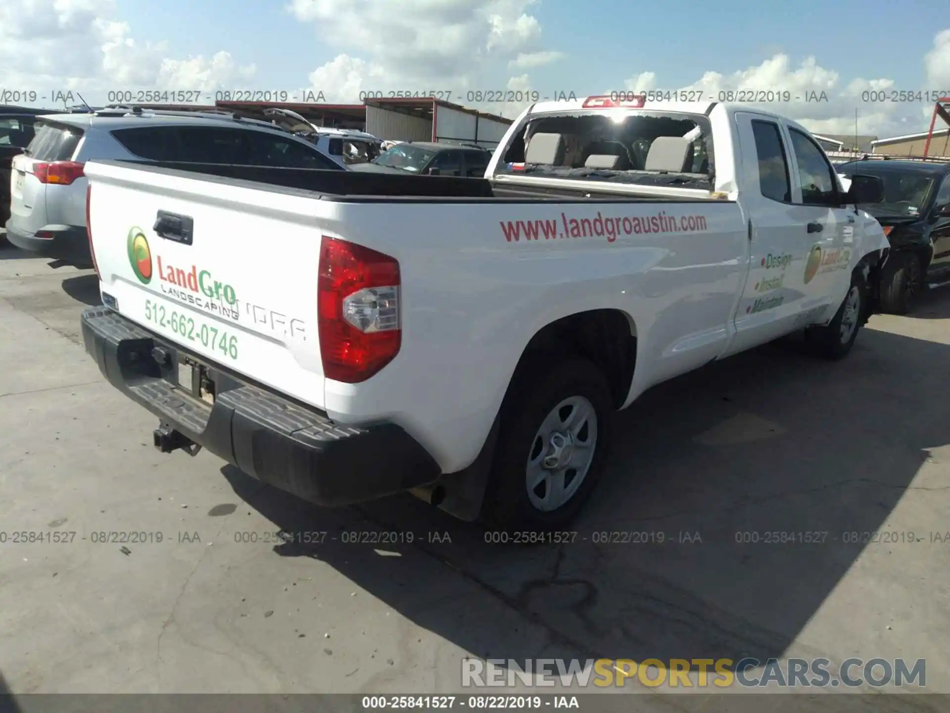 4 Photograph of a damaged car 5TFTY5F17KX010490 TOYOTA TUNDRA 2019