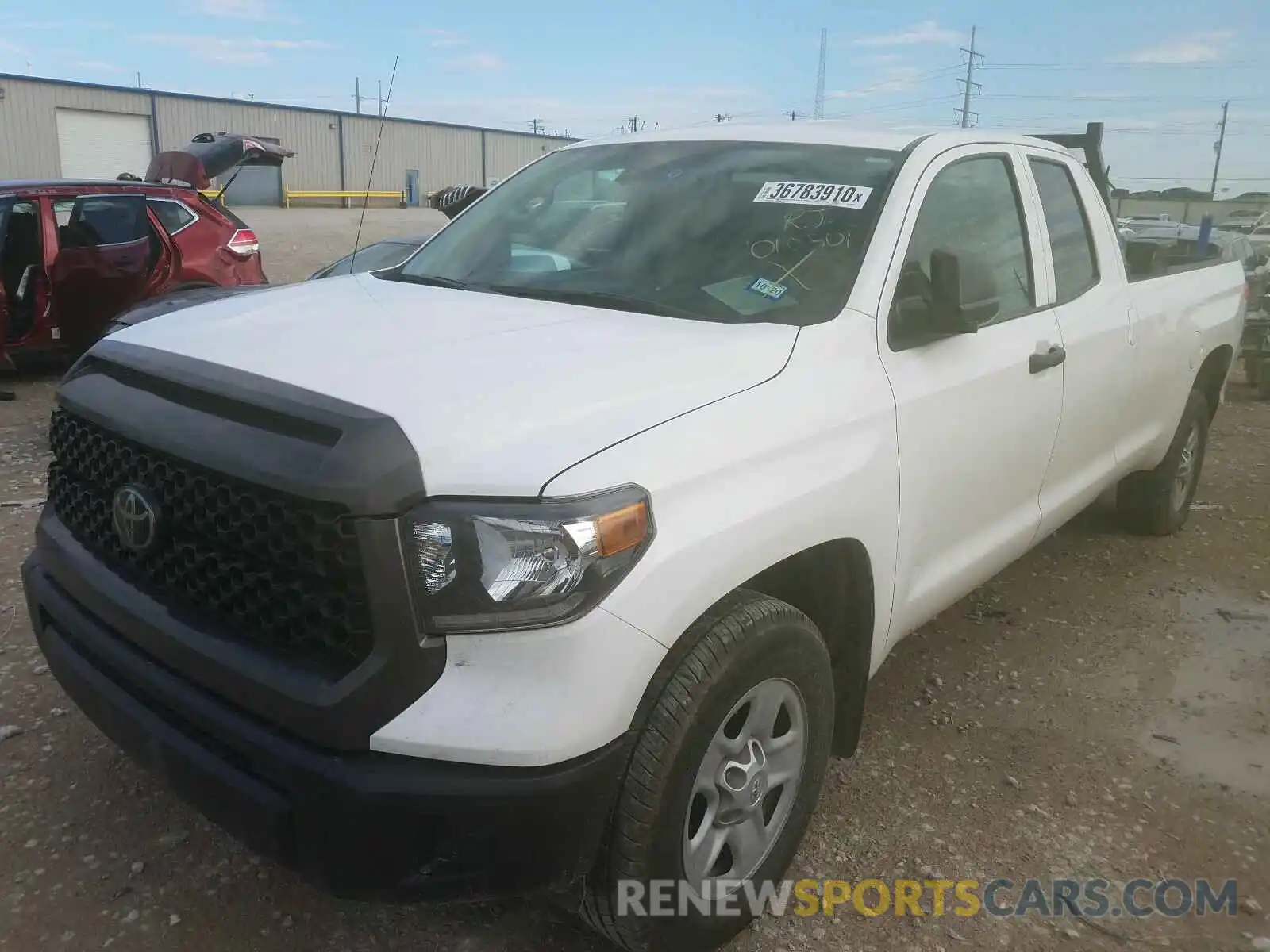 2 Photograph of a damaged car 5TFTY5F18KX010501 TOYOTA TUNDRA 2019