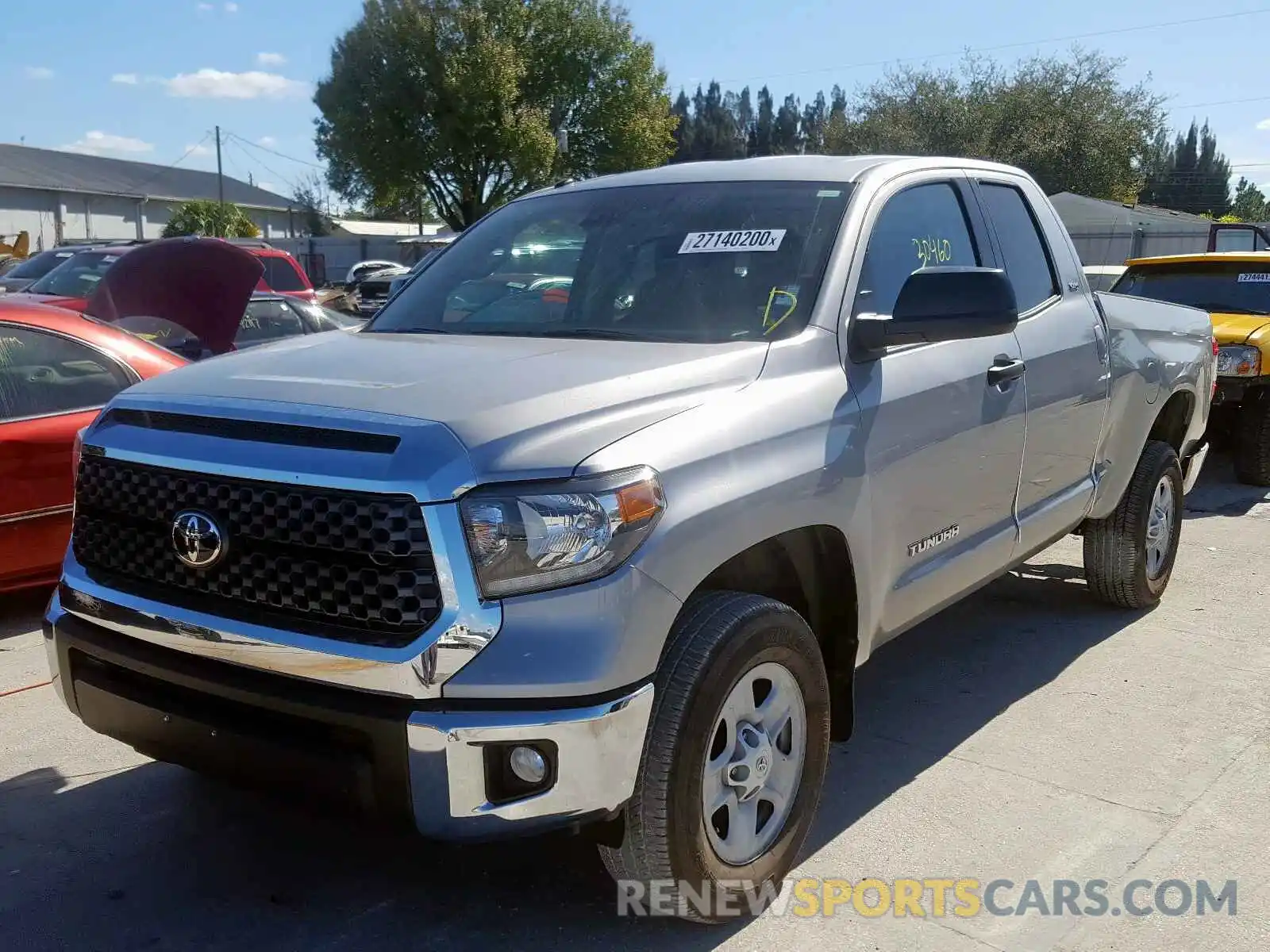 2 Photograph of a damaged car 5TFUM5F10KX080042 TOYOTA TUNDRA 2019