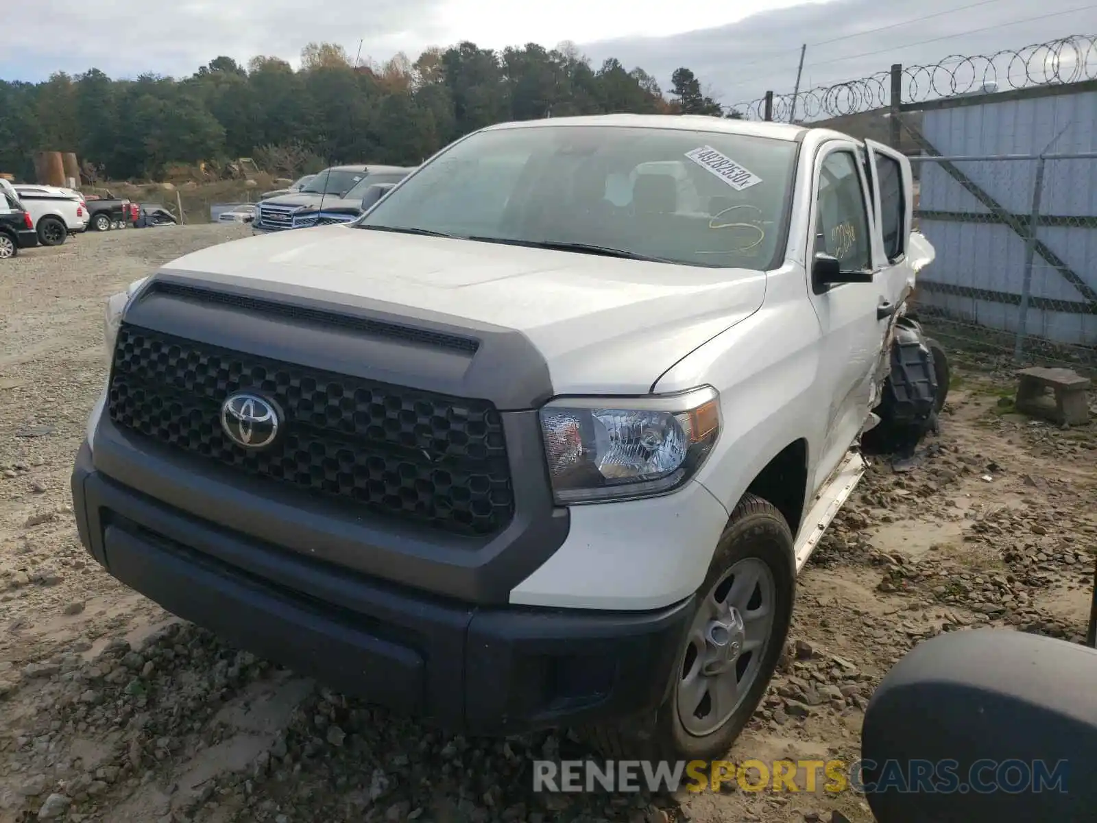 2 Photograph of a damaged car 5TFUM5F10KX082308 TOYOTA TUNDRA 2019