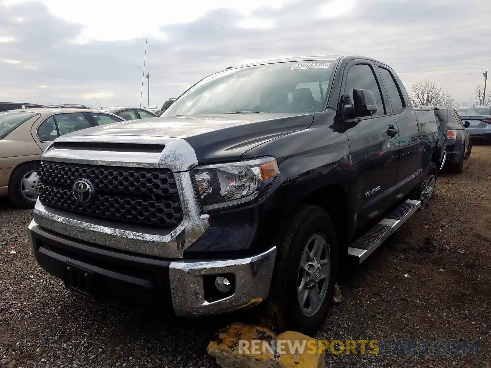 2 Photograph of a damaged car 5TFUM5F13KX083369 TOYOTA TUNDRA 2019