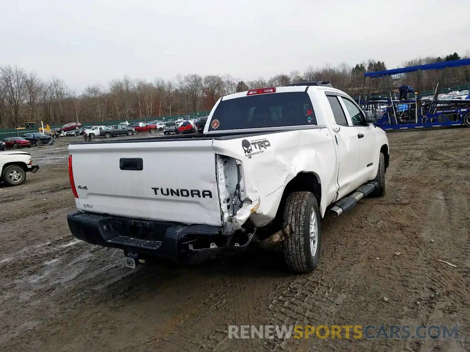 4 Фотография поврежденного автомобиля 5TFUM5F15KX081283 TOYOTA TUNDRA 2019