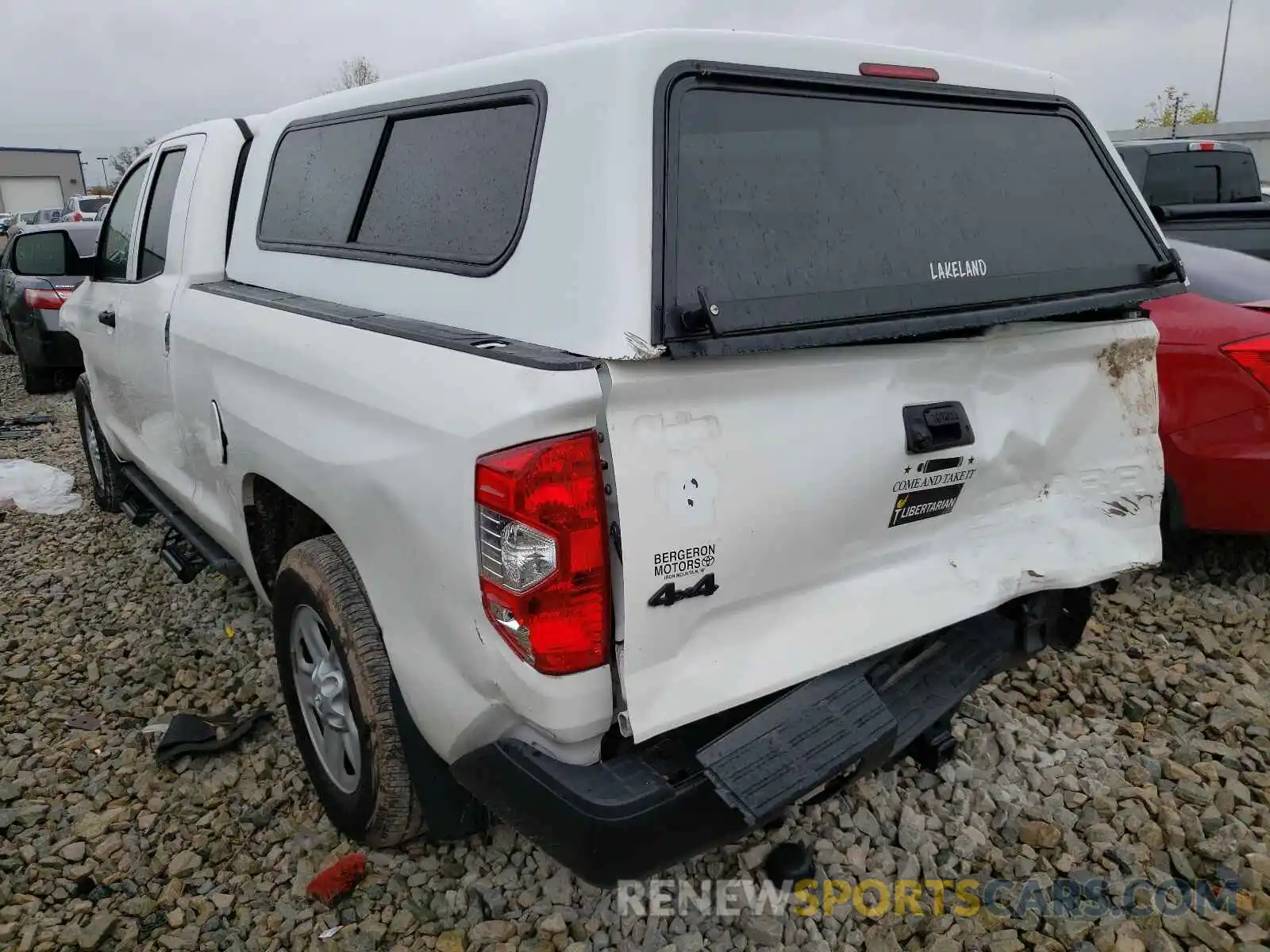 3 Photograph of a damaged car 5TFUM5F15KX081302 TOYOTA TUNDRA 2019