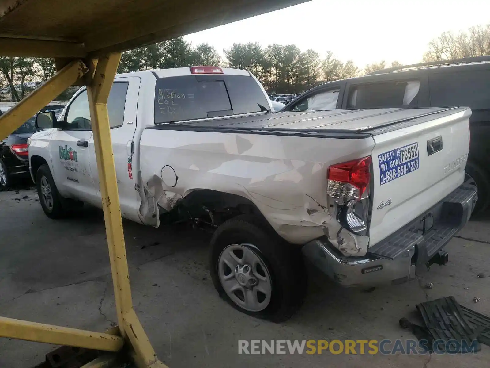 3 Photograph of a damaged car 5TFUM5F15KX083812 TOYOTA TUNDRA 2019