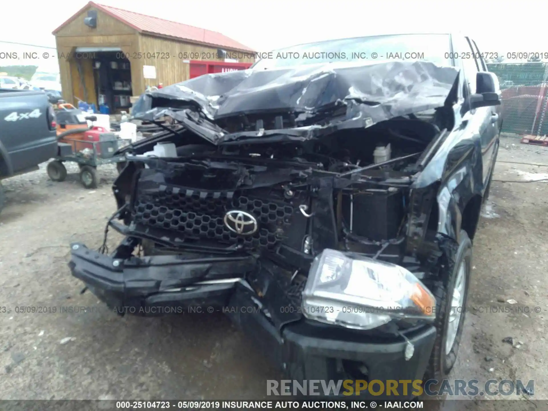 6 Photograph of a damaged car 5TFUM5F17KX081057 TOYOTA TUNDRA 2019