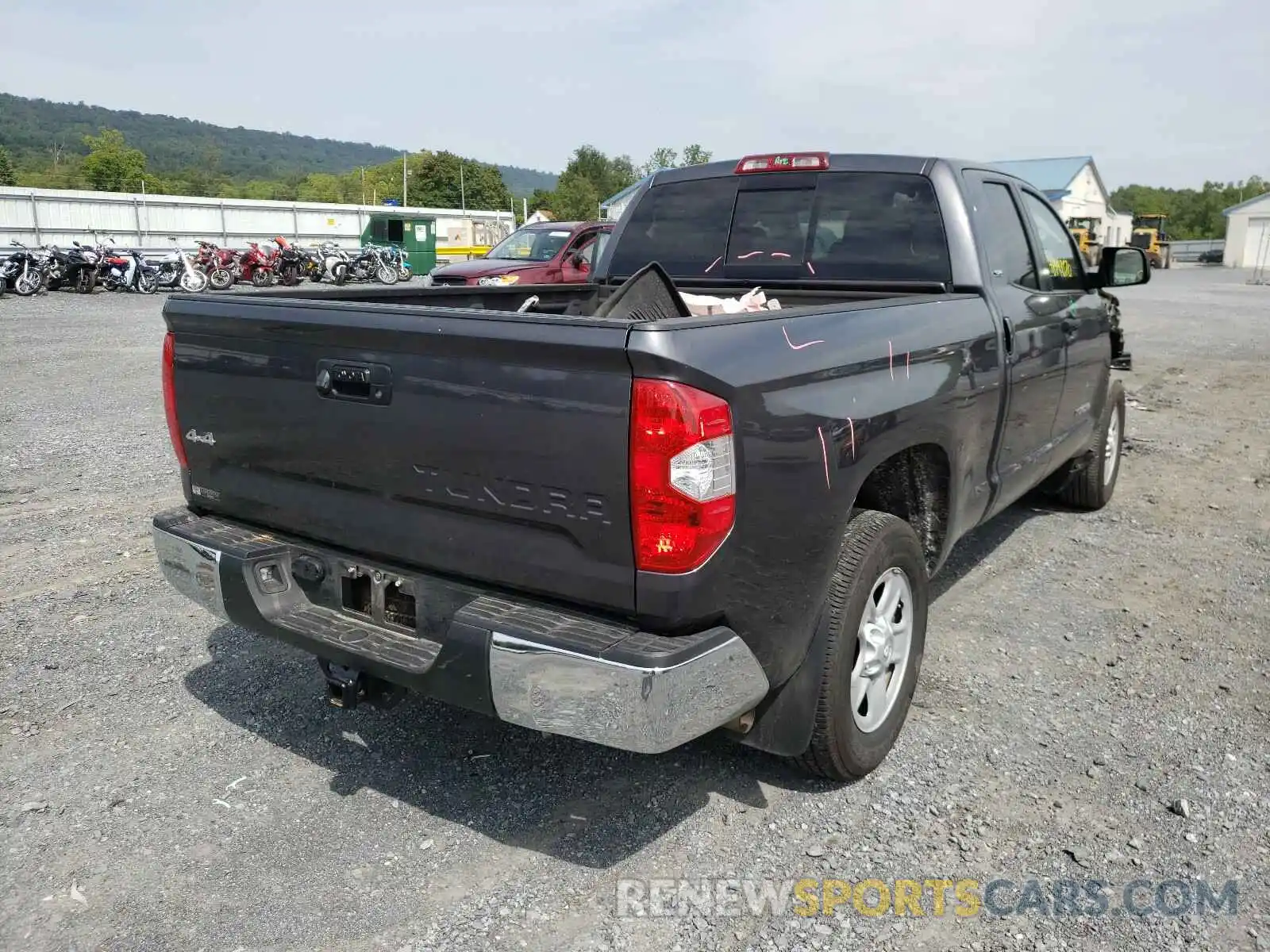 4 Photograph of a damaged car 5TFUM5F17KX082211 TOYOTA TUNDRA 2019