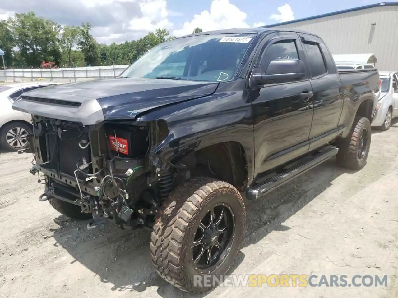 2 Photograph of a damaged car 5TFUM5F19KX080654 TOYOTA TUNDRA 2019