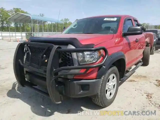 2 Photograph of a damaged car 5TFUM5F1XKX081599 TOYOTA TUNDRA 2019