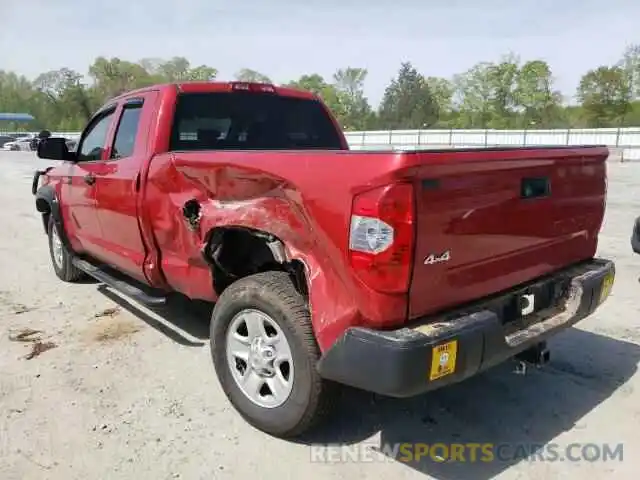 3 Photograph of a damaged car 5TFUM5F1XKX081599 TOYOTA TUNDRA 2019