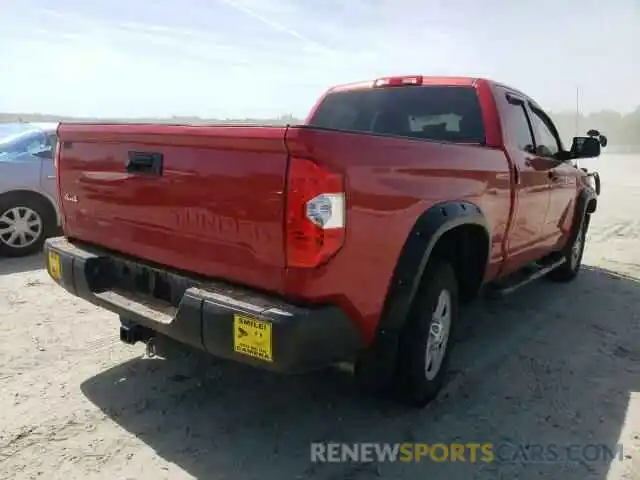 4 Photograph of a damaged car 5TFUM5F1XKX081599 TOYOTA TUNDRA 2019