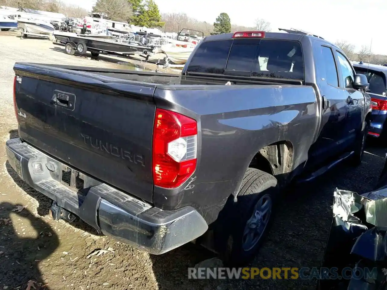 4 Photograph of a damaged car 5TFUW5F10KX852601 TOYOTA TUNDRA 2019