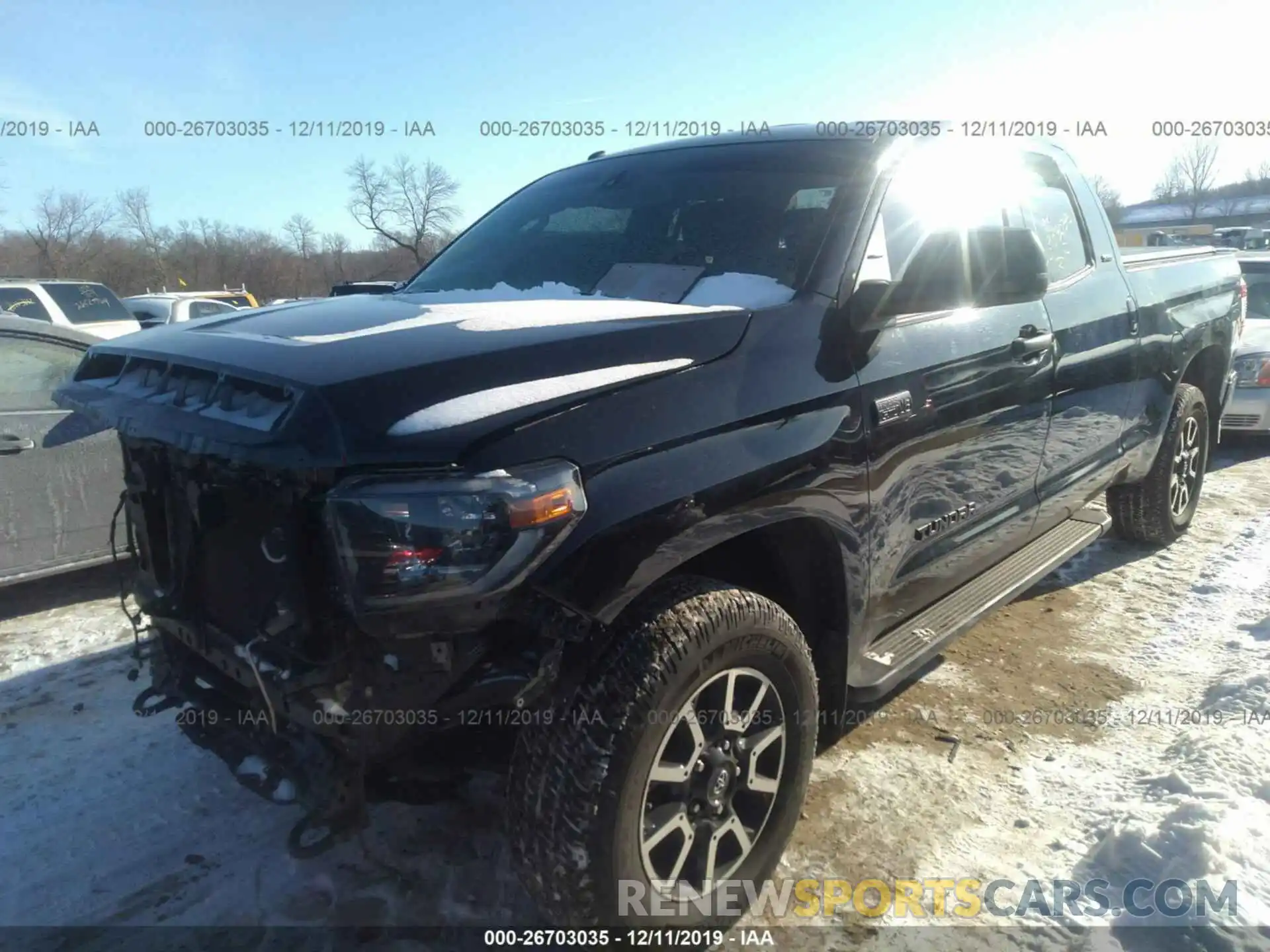 2 Photograph of a damaged car 5TFUW5F11KX825231 TOYOTA TUNDRA 2019