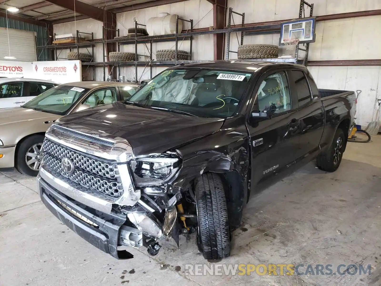 2 Photograph of a damaged car 5TFUW5F12KX832690 TOYOTA TUNDRA 2019