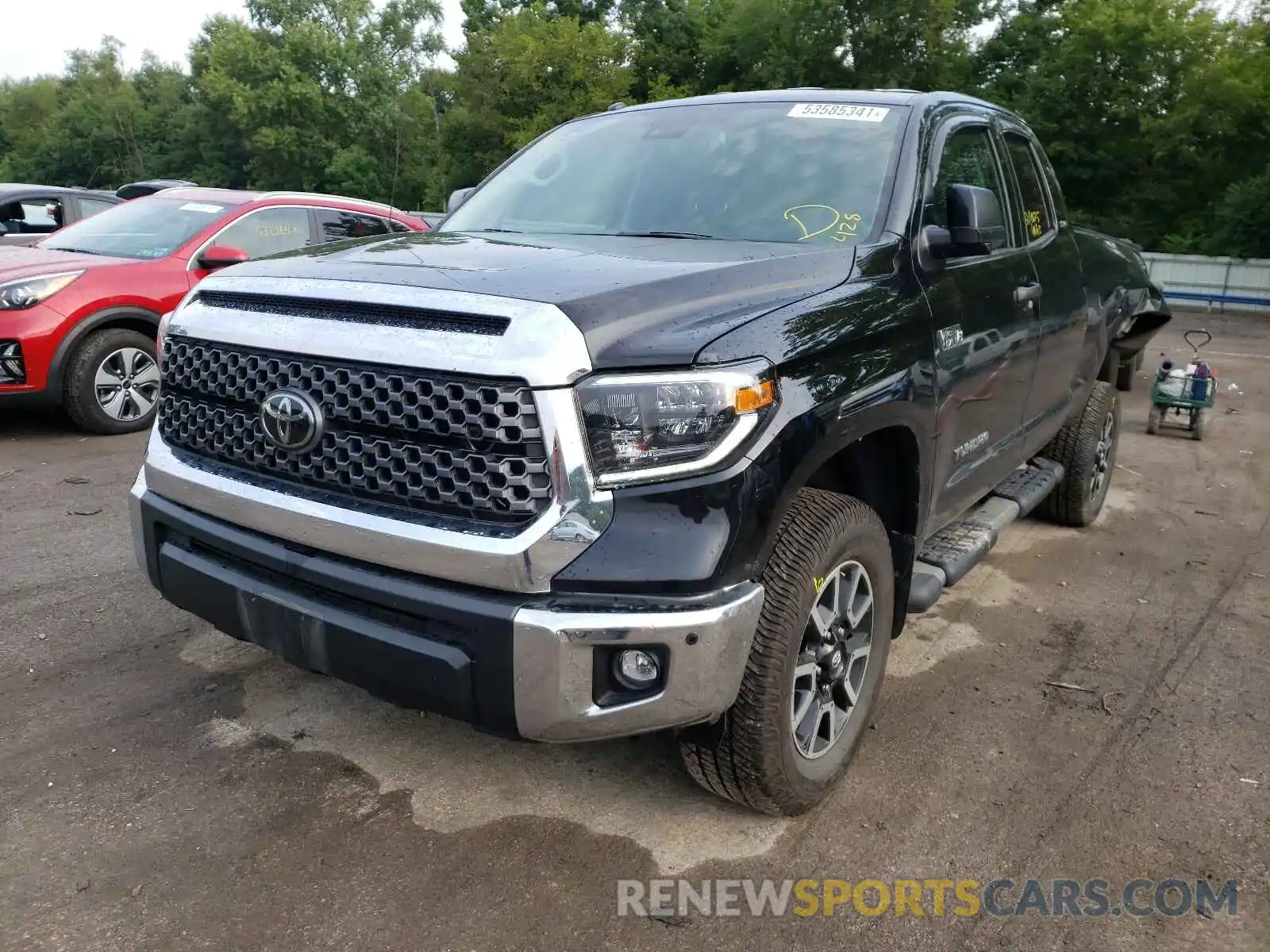 2 Photograph of a damaged car 5TFUW5F14KX778454 TOYOTA TUNDRA 2019