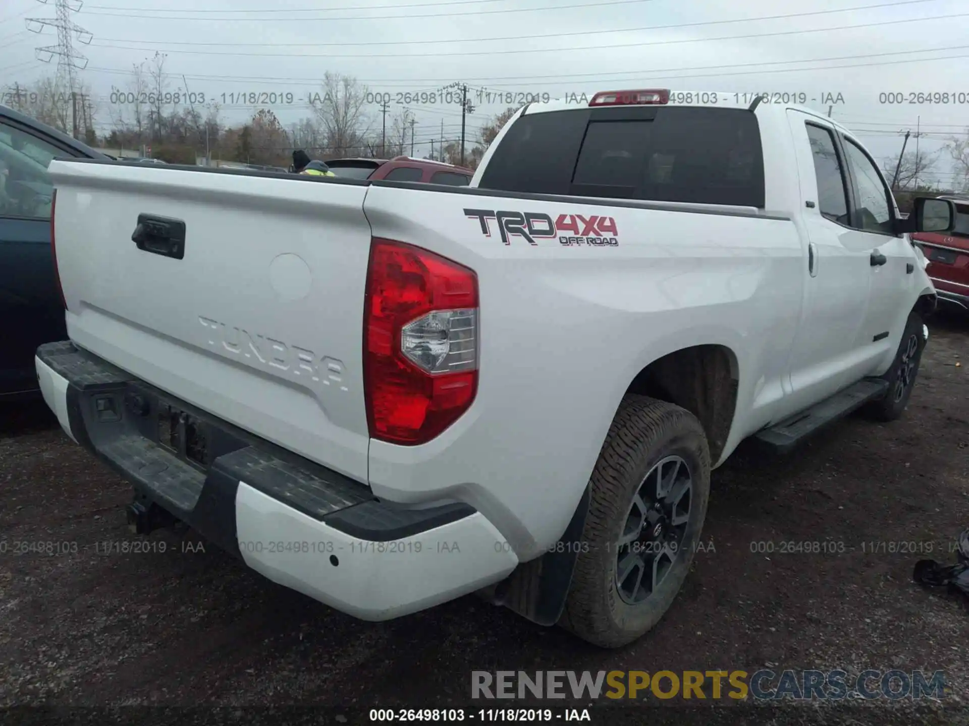 4 Фотография поврежденного автомобиля 5TFUW5F14KX806513 TOYOTA TUNDRA 2019