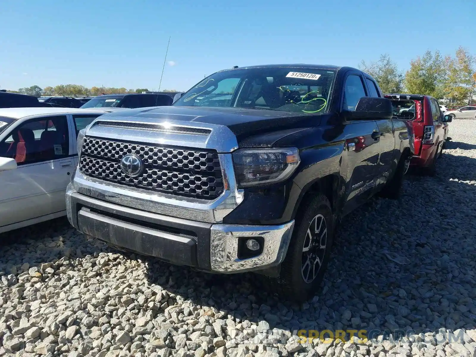 2 Photograph of a damaged car 5TFUW5F16KX817514 TOYOTA TUNDRA 2019