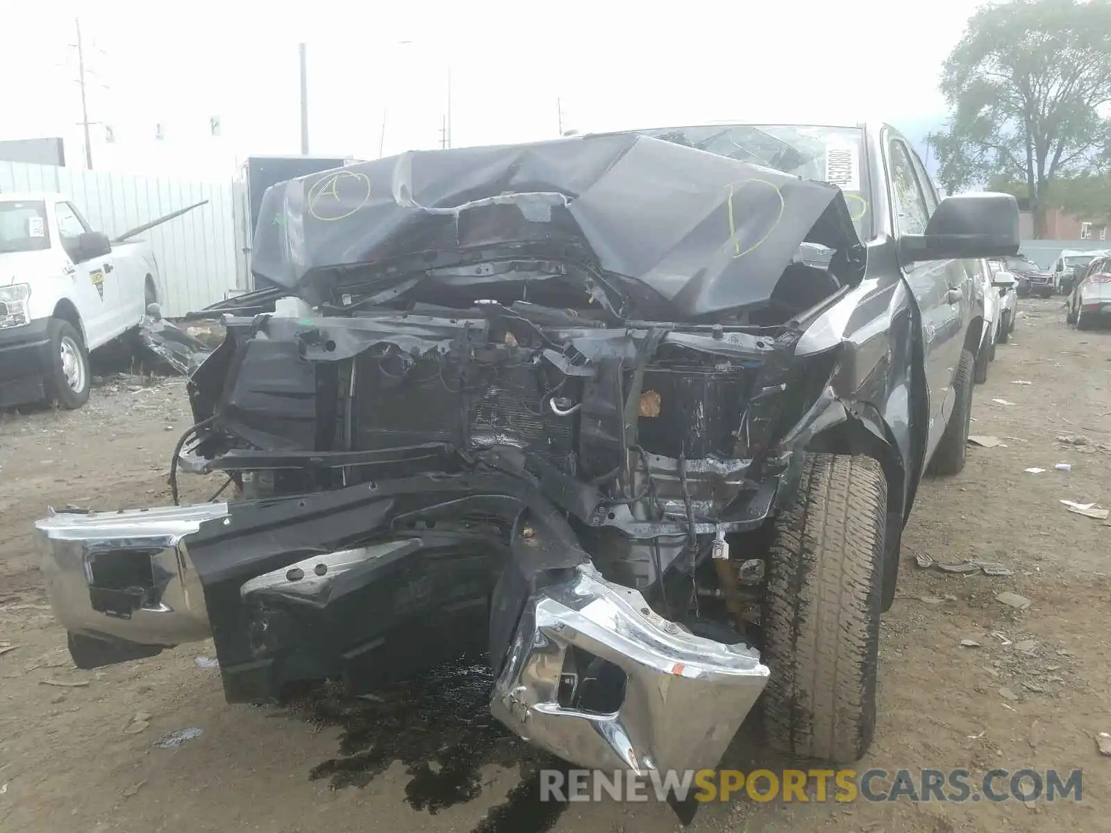9 Photograph of a damaged car 5TFUW5F18KX790283 TOYOTA TUNDRA 2019