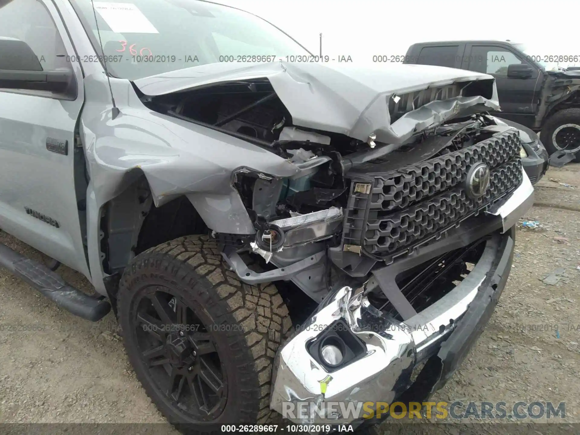 6 Photograph of a damaged car 5TFUW5F18KX854970 TOYOTA TUNDRA 2019