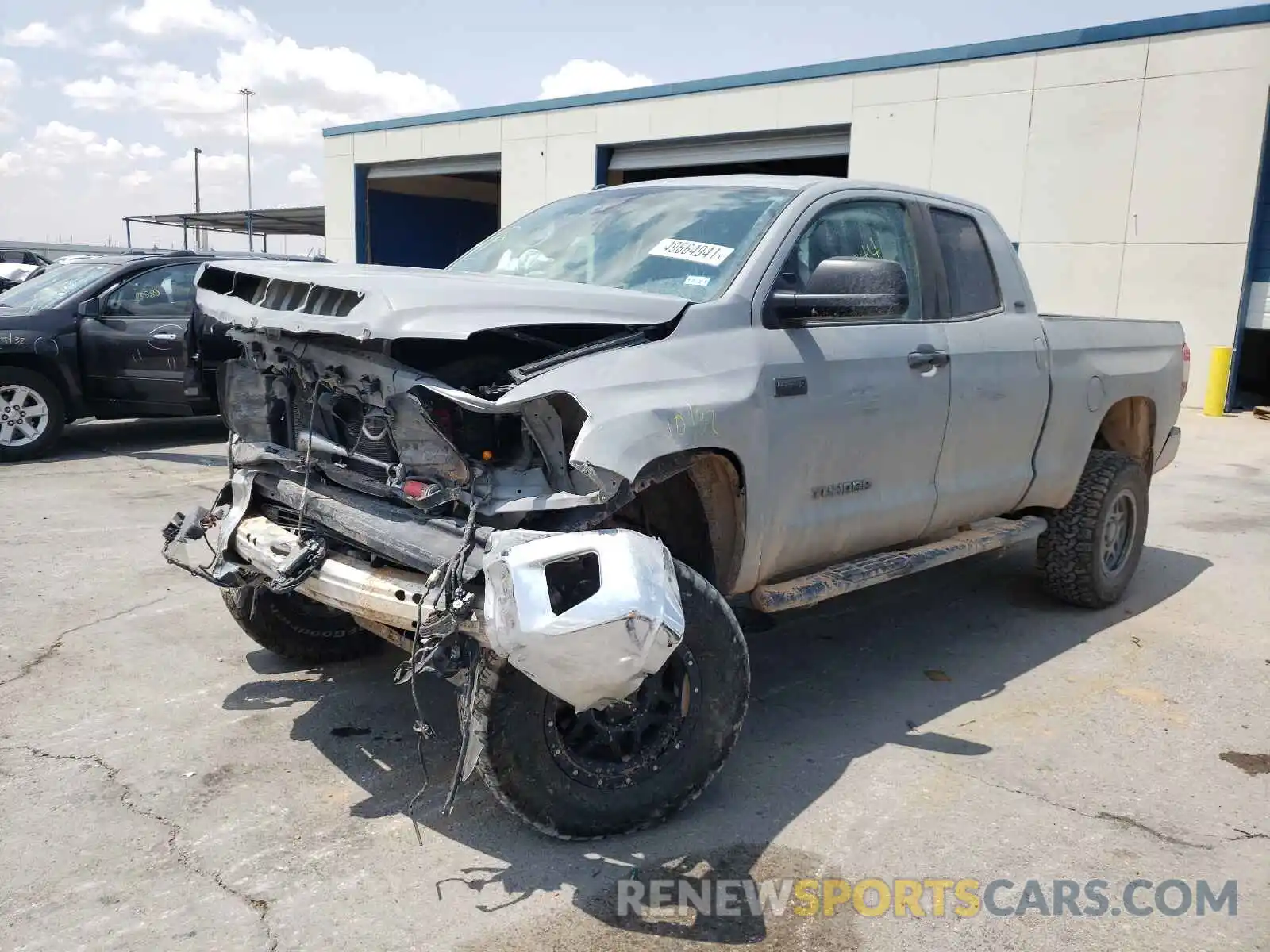 2 Photograph of a damaged car 5TFUW5F19KX811755 TOYOTA TUNDRA 2019