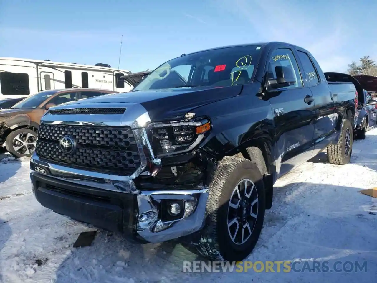 2 Фотография поврежденного автомобиля 5TFUY5F10KX856027 TOYOTA TUNDRA 2019