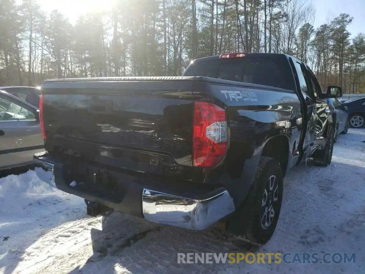 4 Photograph of a damaged car 5TFUY5F10KX856027 TOYOTA TUNDRA 2019