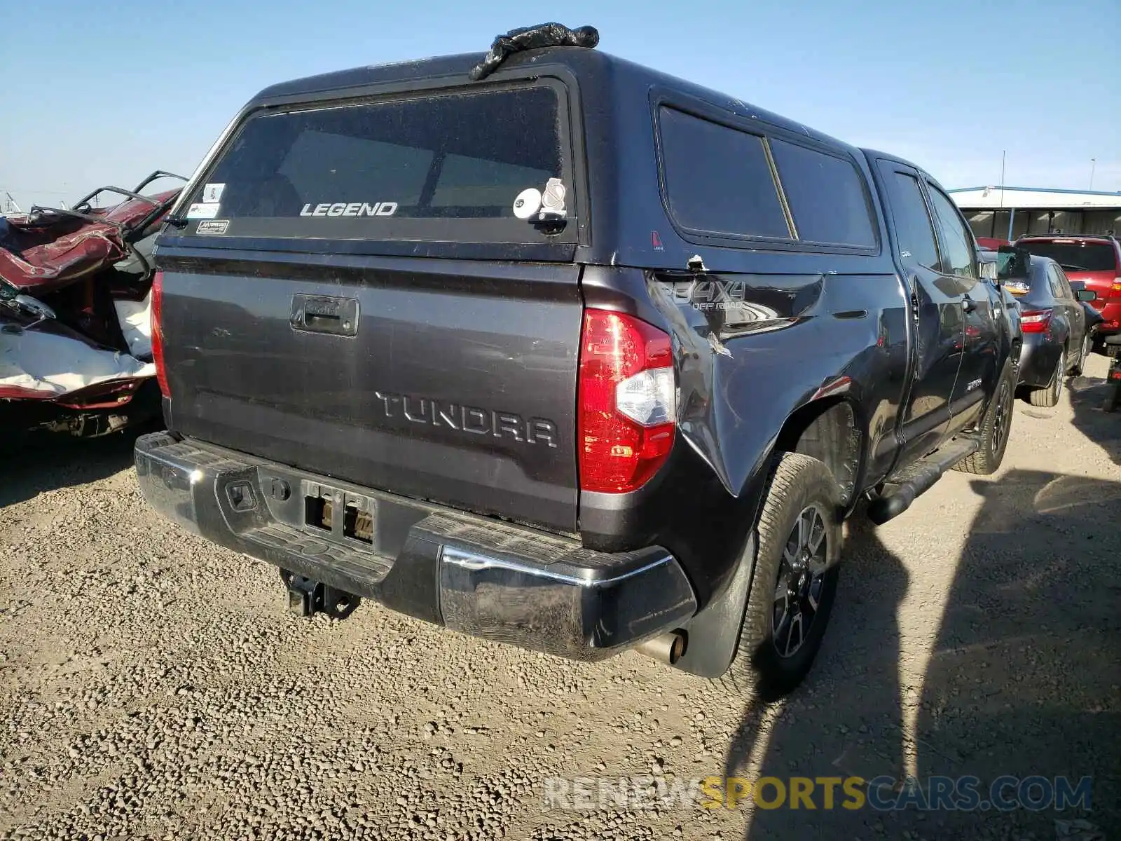 4 Photograph of a damaged car 5TFUY5F11KX782553 TOYOTA TUNDRA 2019