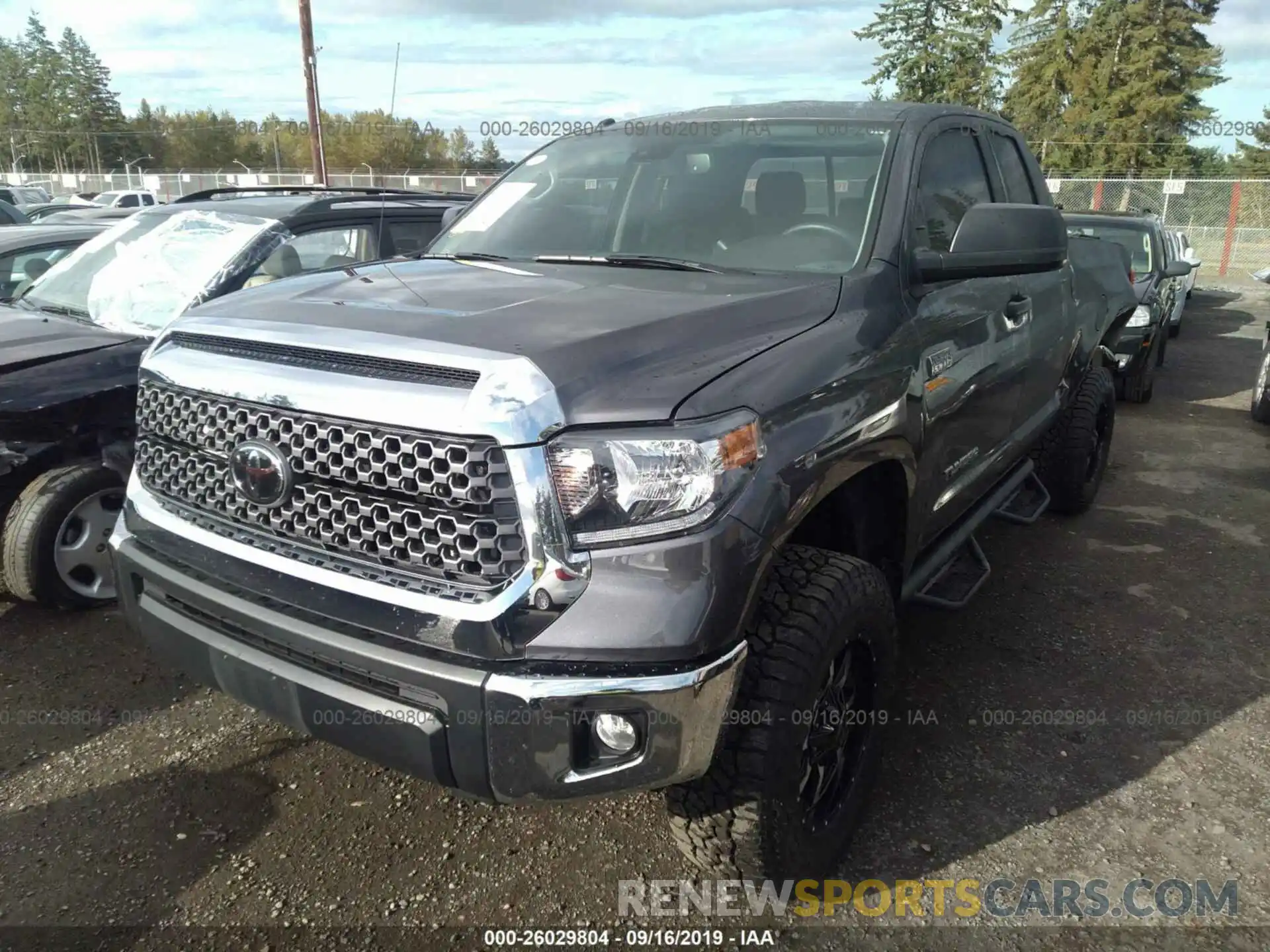 2 Photograph of a damaged car 5TFUY5F11KX818810 TOYOTA TUNDRA 2019