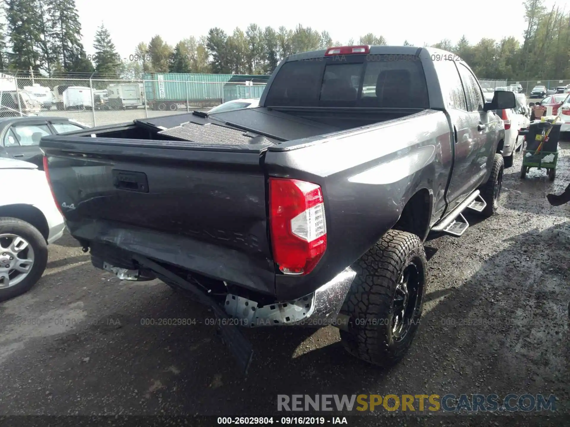 4 Photograph of a damaged car 5TFUY5F11KX818810 TOYOTA TUNDRA 2019