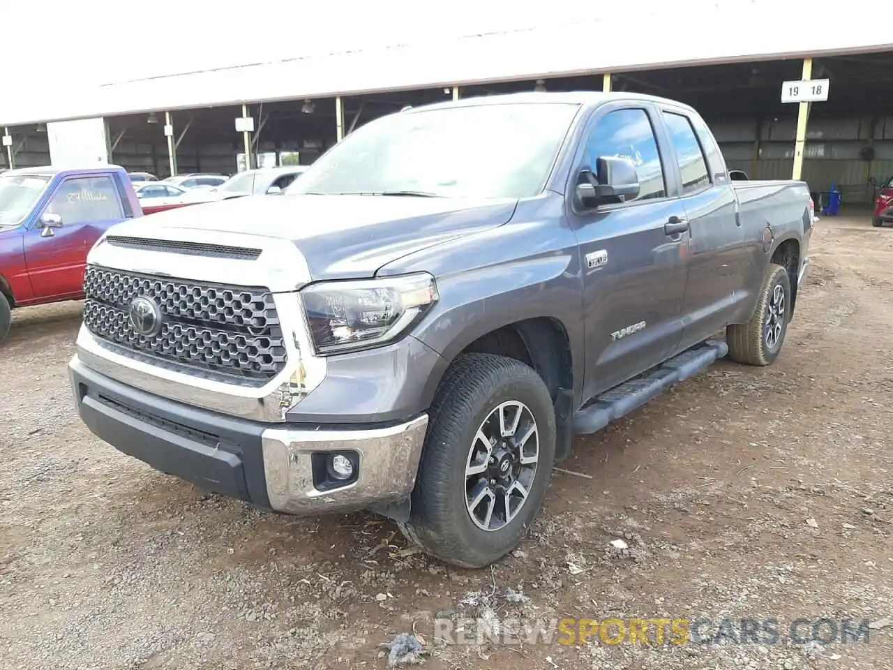 2 Photograph of a damaged car 5TFUY5F11KX856327 TOYOTA TUNDRA 2019