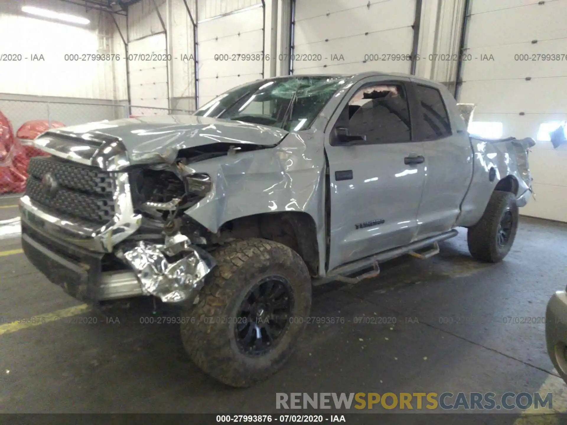 2 Photograph of a damaged car 5TFUY5F11KX858871 TOYOTA TUNDRA 2019