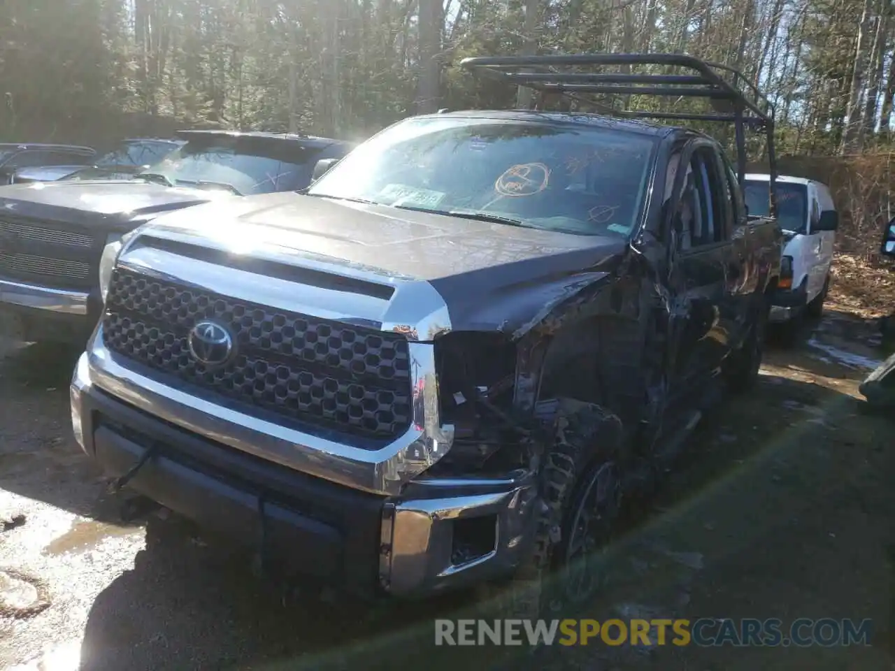 2 Photograph of a damaged car 5TFUY5F12KX781394 TOYOTA TUNDRA 2019