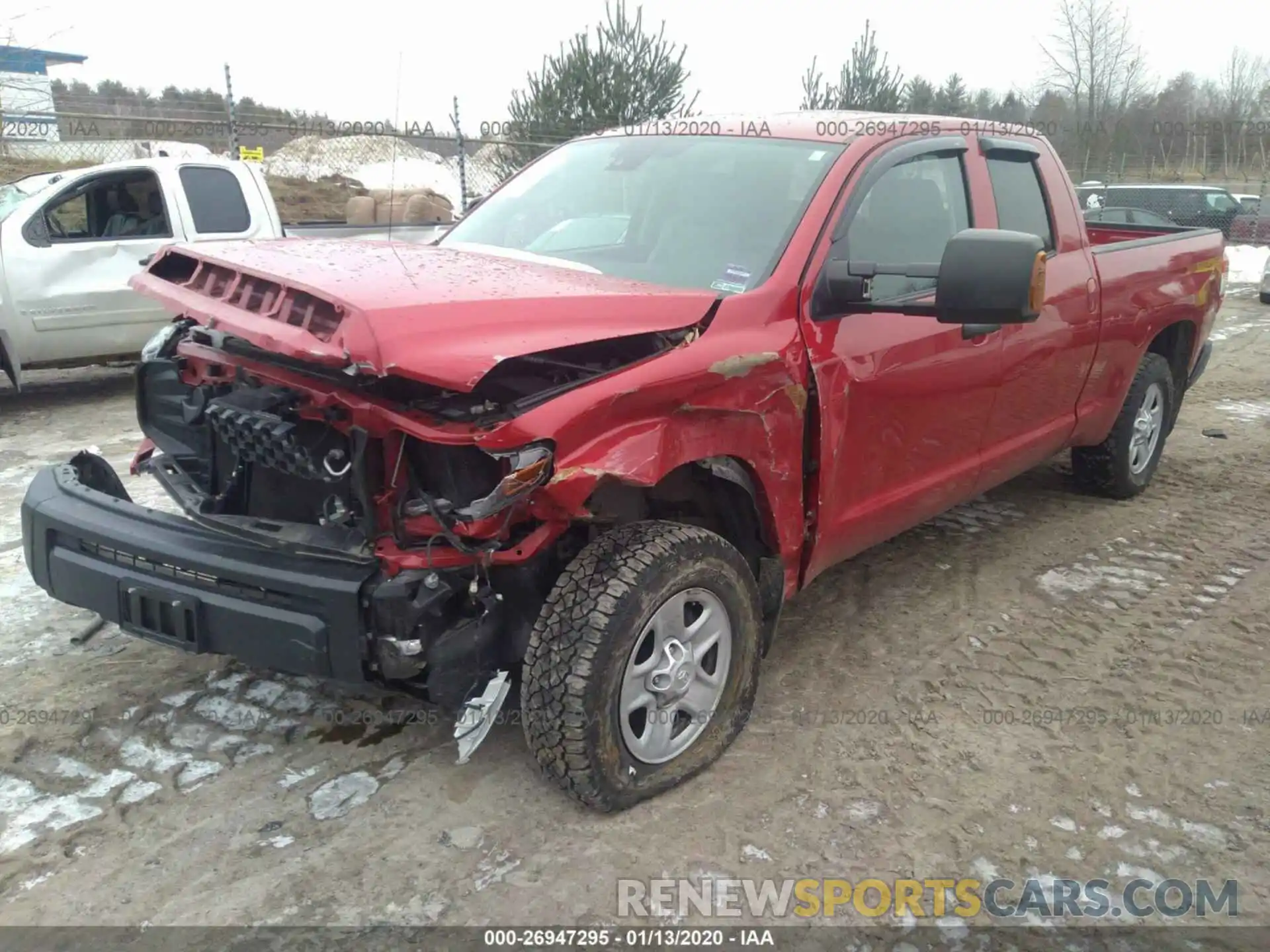 2 Photograph of a damaged car 5TFUY5F12KX796560 TOYOTA TUNDRA 2019