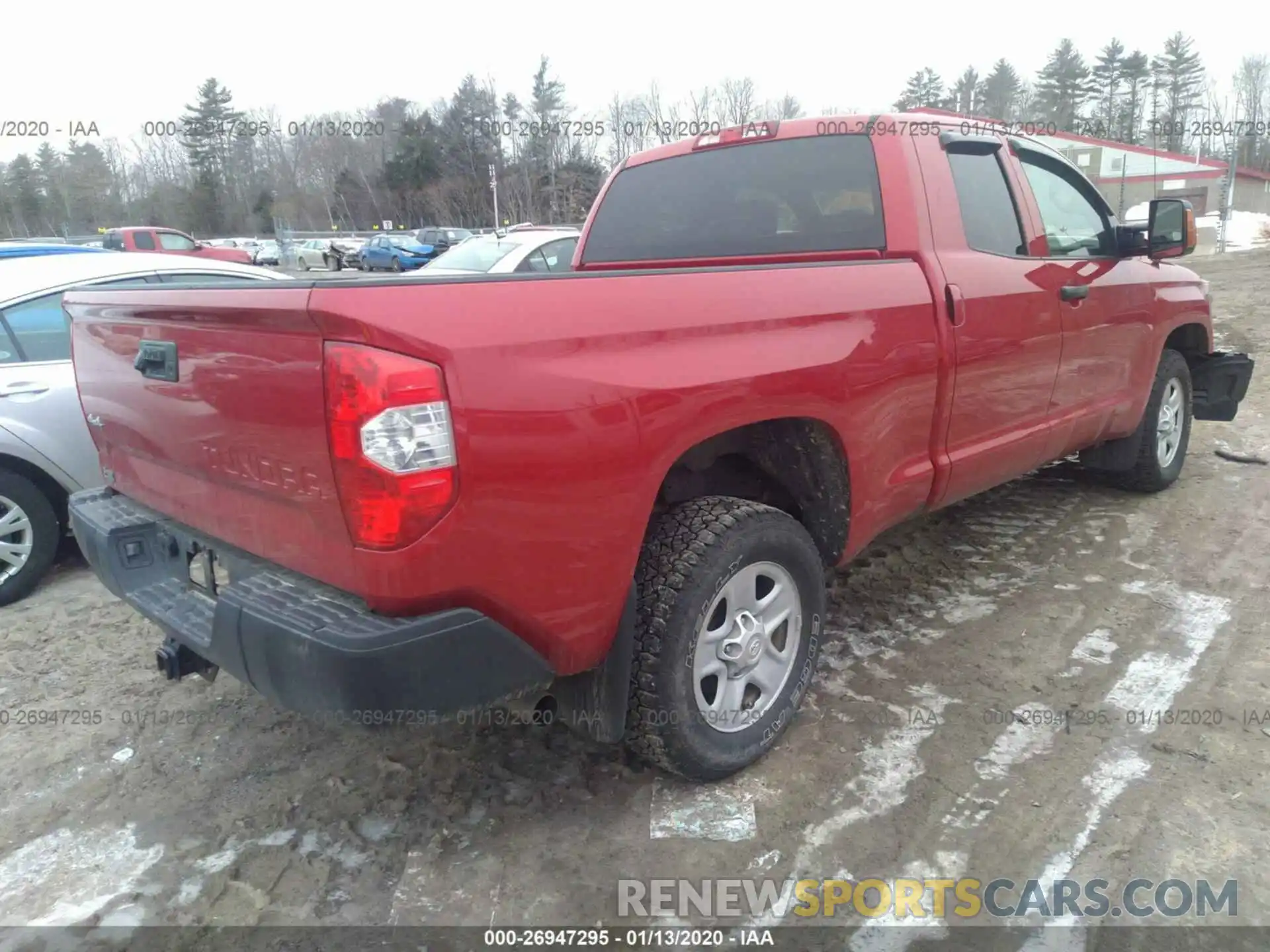 4 Photograph of a damaged car 5TFUY5F12KX796560 TOYOTA TUNDRA 2019