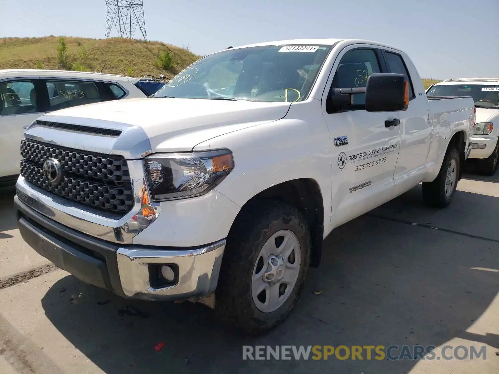 2 Photograph of a damaged car 5TFUY5F12KX833249 TOYOTA TUNDRA 2019