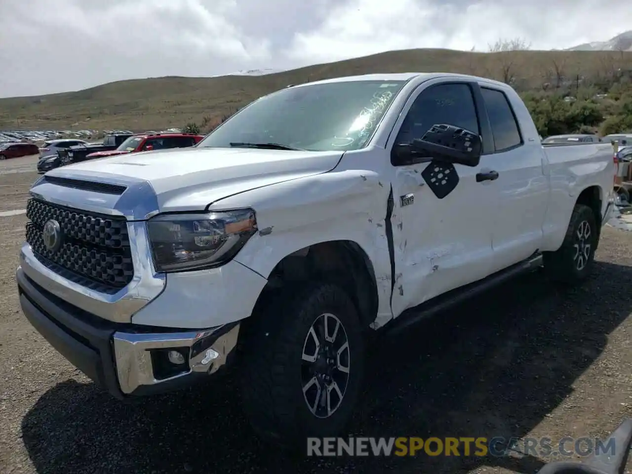 2 Photograph of a damaged car 5TFUY5F12KX858605 TOYOTA TUNDRA 2019