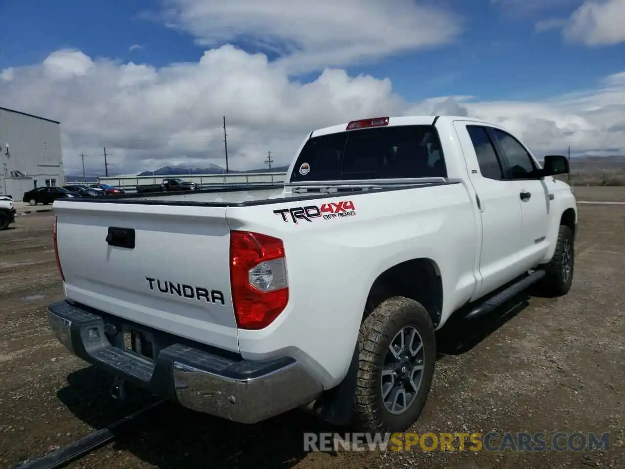 4 Photograph of a damaged car 5TFUY5F12KX858605 TOYOTA TUNDRA 2019