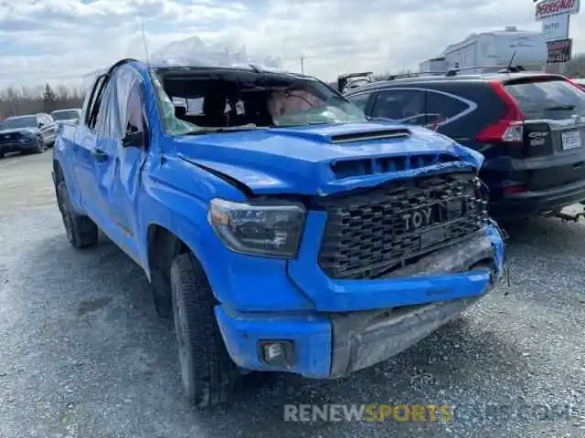 1 Photograph of a damaged car 5TFUY5F12KX860516 TOYOTA TUNDRA 2019