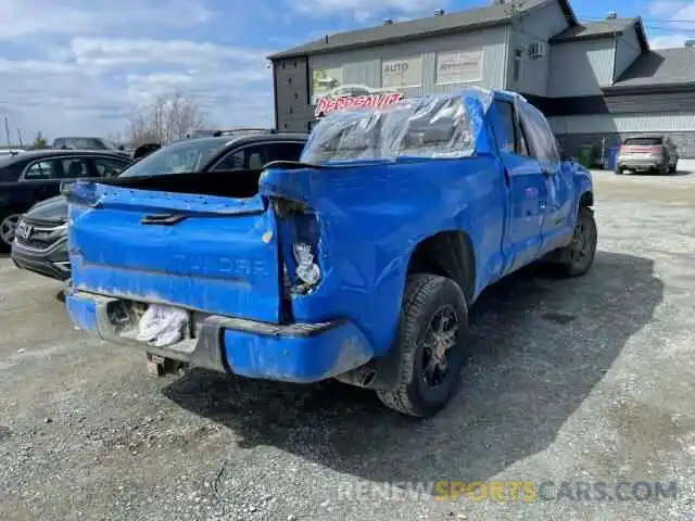 4 Photograph of a damaged car 5TFUY5F12KX860516 TOYOTA TUNDRA 2019