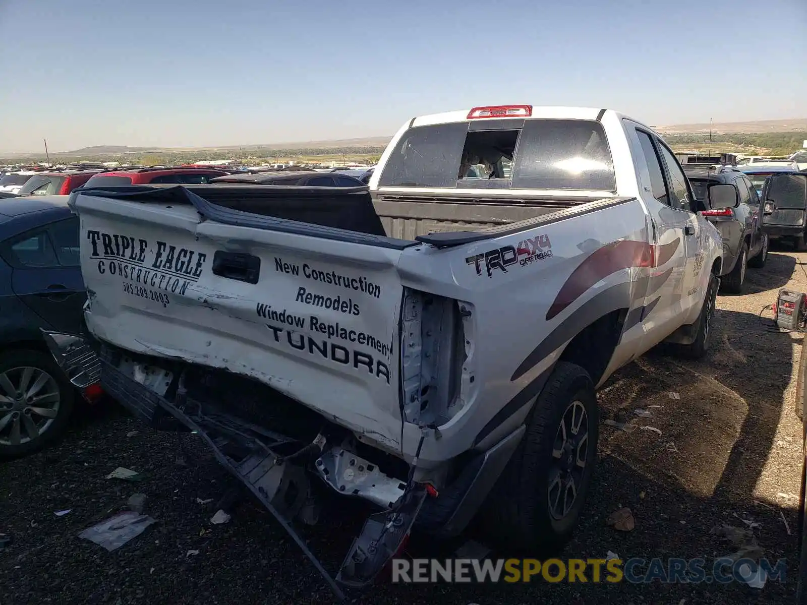 4 Photograph of a damaged car 5TFUY5F12KX869734 TOYOTA TUNDRA 2019