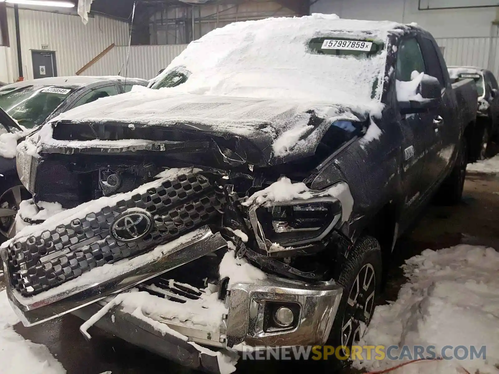 2 Photograph of a damaged car 5TFUY5F13KX800745 TOYOTA TUNDRA 2019