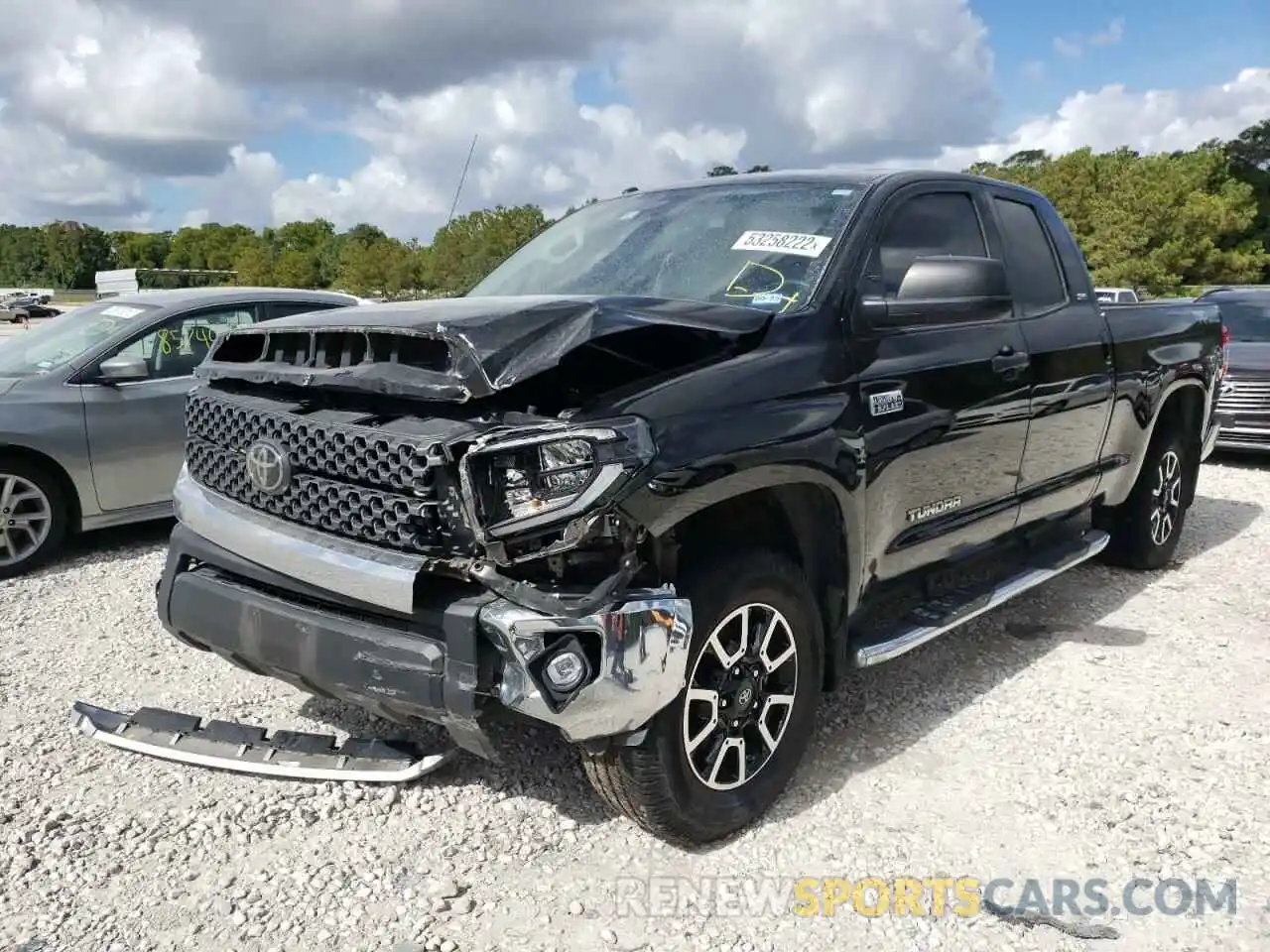 2 Photograph of a damaged car 5TFUY5F13KX845216 TOYOTA TUNDRA 2019