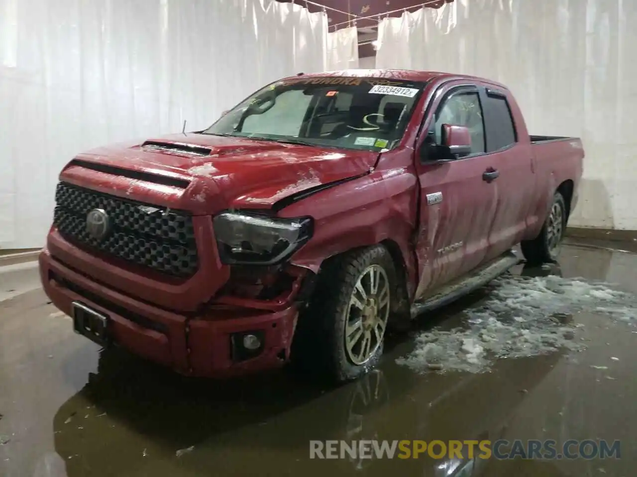 2 Photograph of a damaged car 5TFUY5F13KX866860 TOYOTA TUNDRA 2019