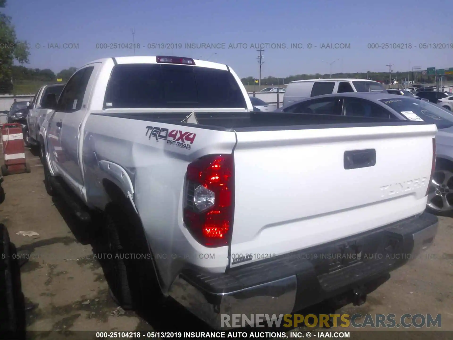 3 Photograph of a damaged car 5TFUY5F14KX790694 TOYOTA TUNDRA 2019