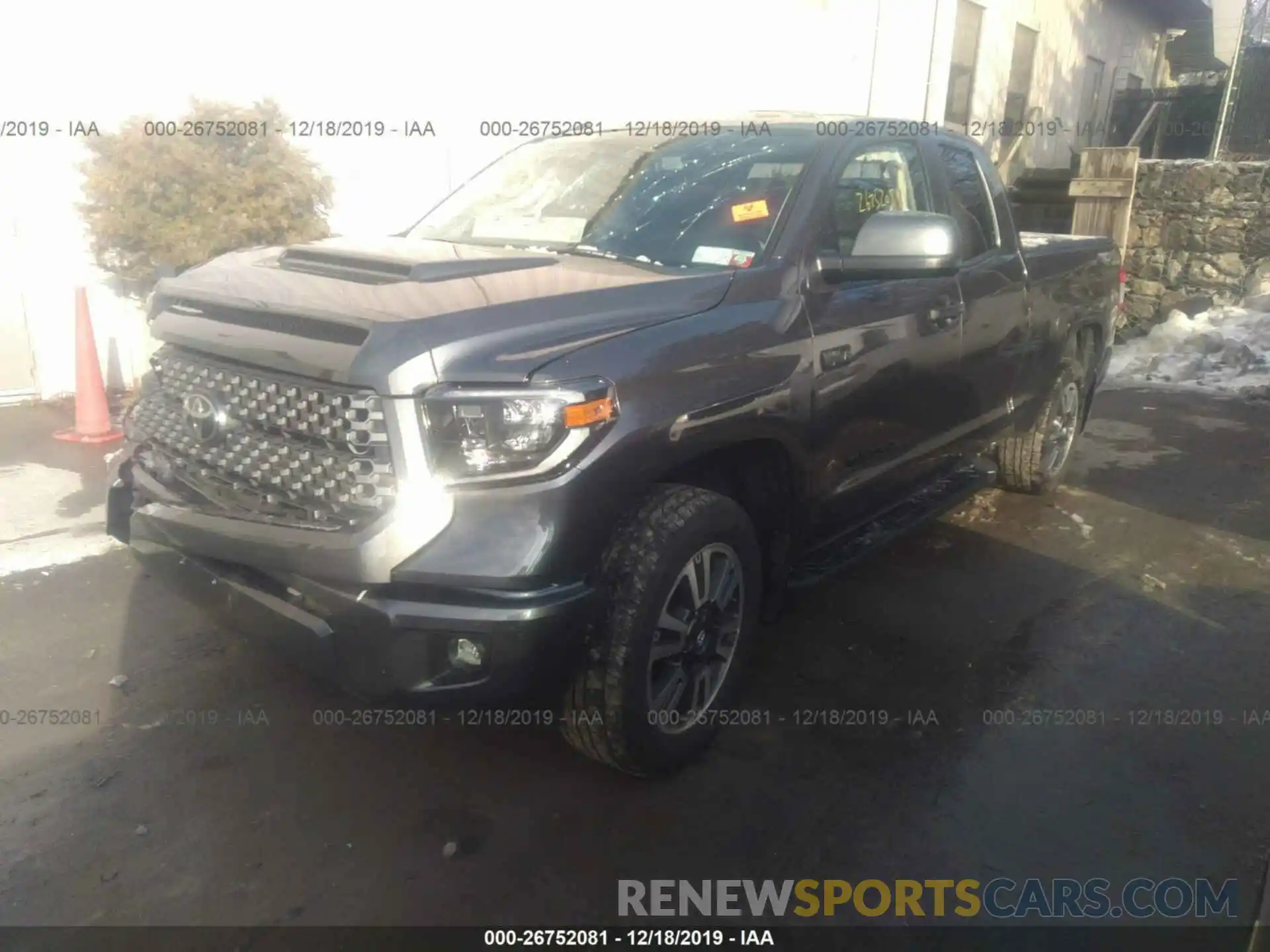 2 Photograph of a damaged car 5TFUY5F14KX860078 TOYOTA TUNDRA 2019