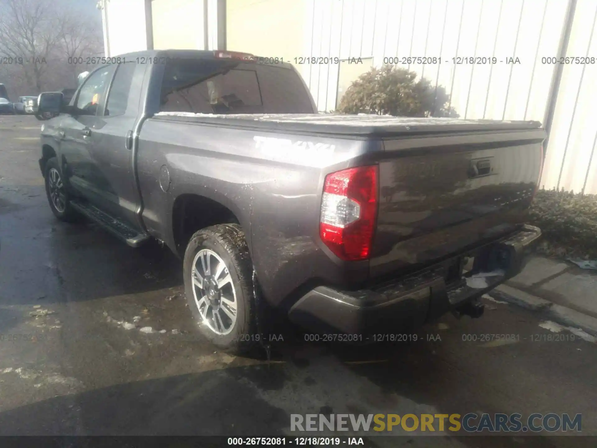 3 Photograph of a damaged car 5TFUY5F14KX860078 TOYOTA TUNDRA 2019