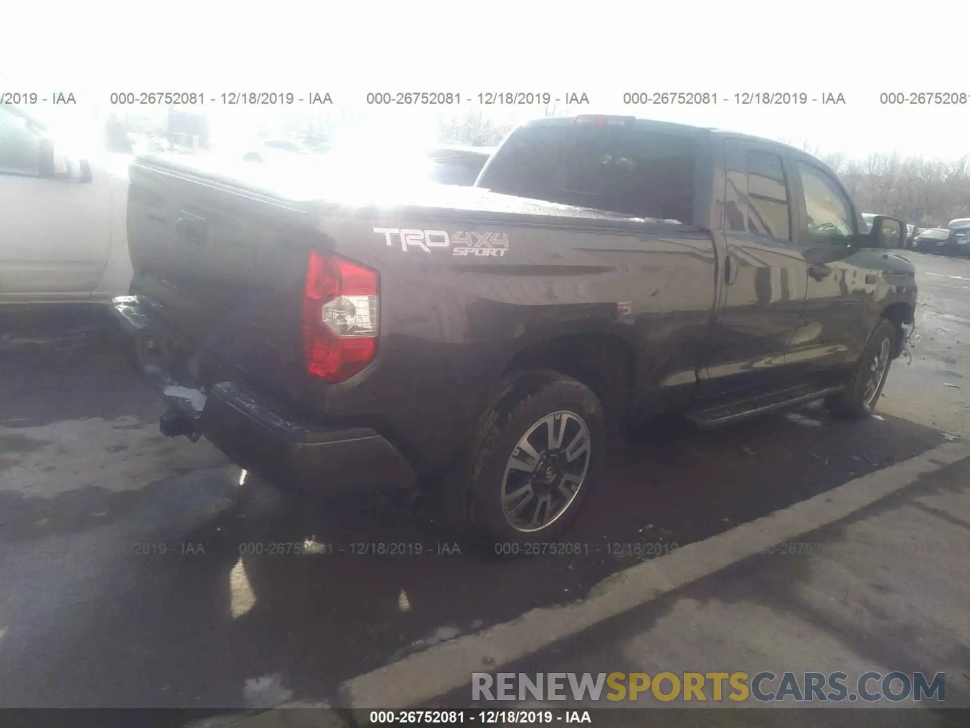 4 Photograph of a damaged car 5TFUY5F14KX860078 TOYOTA TUNDRA 2019