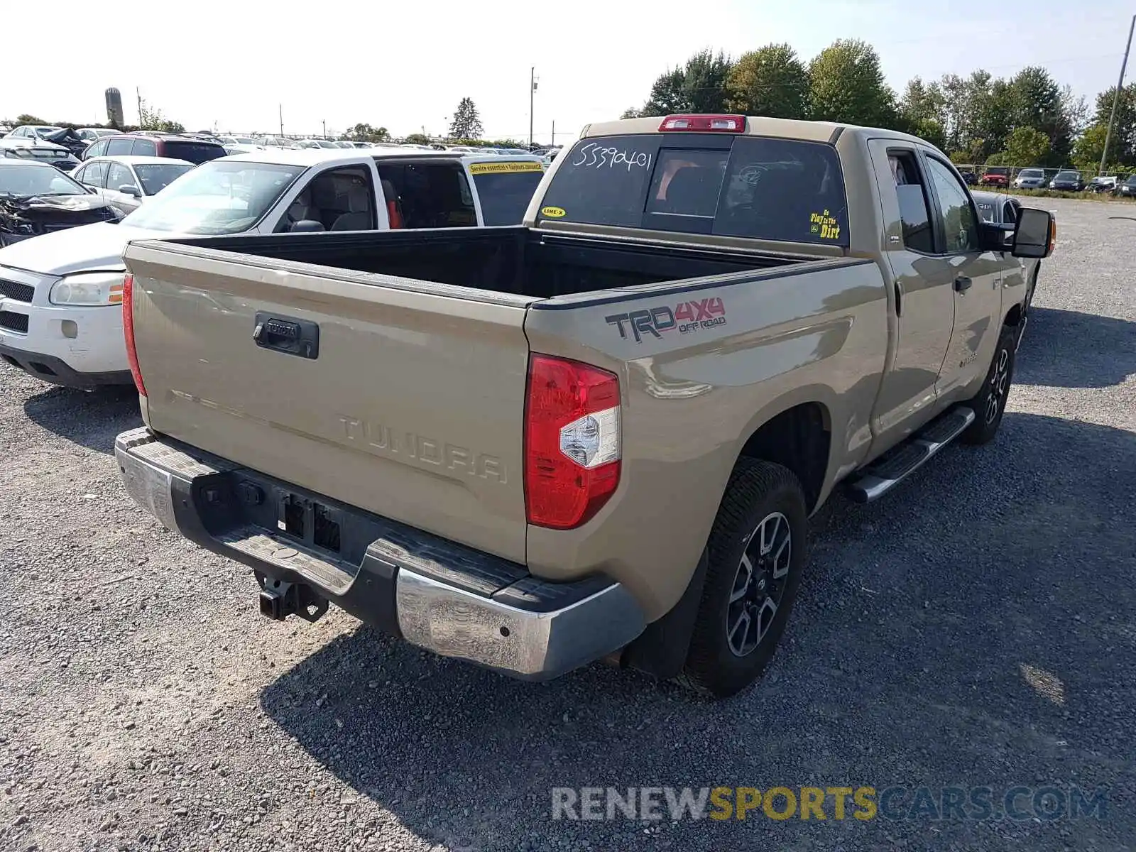 4 Photograph of a damaged car 5TFUY5F14KX869654 TOYOTA TUNDRA 2019