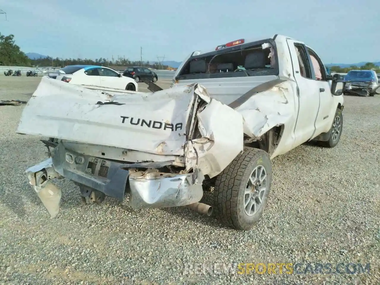 4 Photograph of a damaged car 5TFUY5F15KX821855 TOYOTA TUNDRA 2019