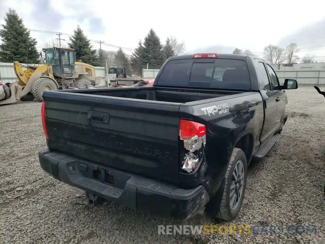 4 Photograph of a damaged car 5TFUY5F16KX841418 TOYOTA TUNDRA 2019