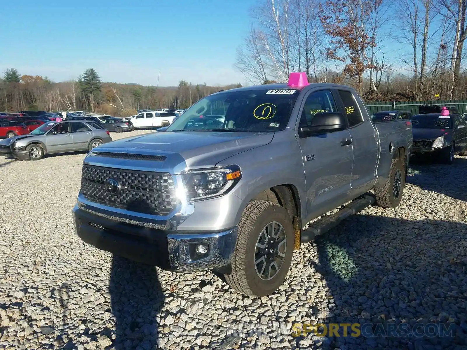 2 Photograph of a damaged car 5TFUY5F16KX842634 TOYOTA TUNDRA 2019